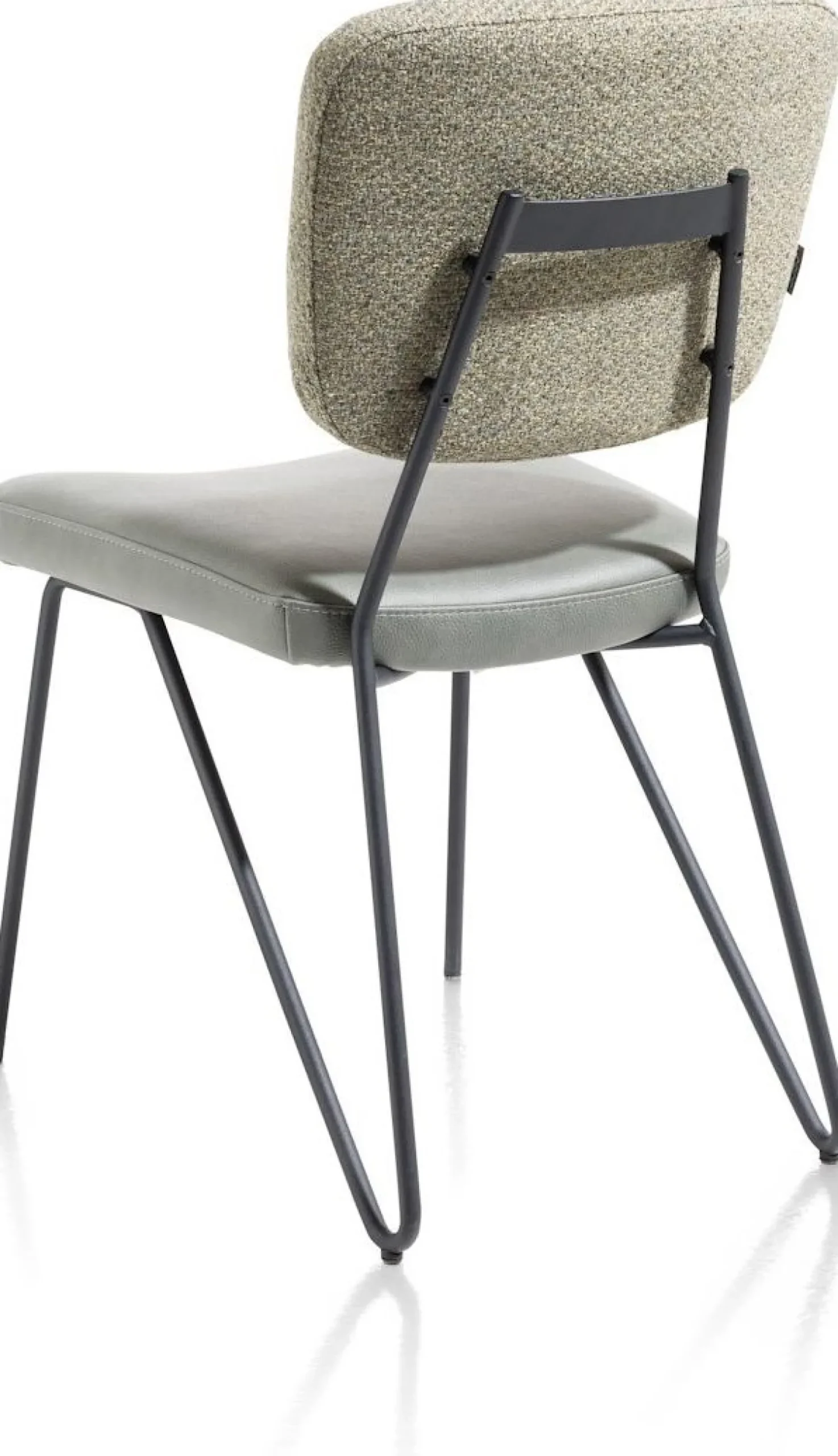 Eetkamerstoelen Zonder Armleuning-XOOON June Eetkamerstoel Groen