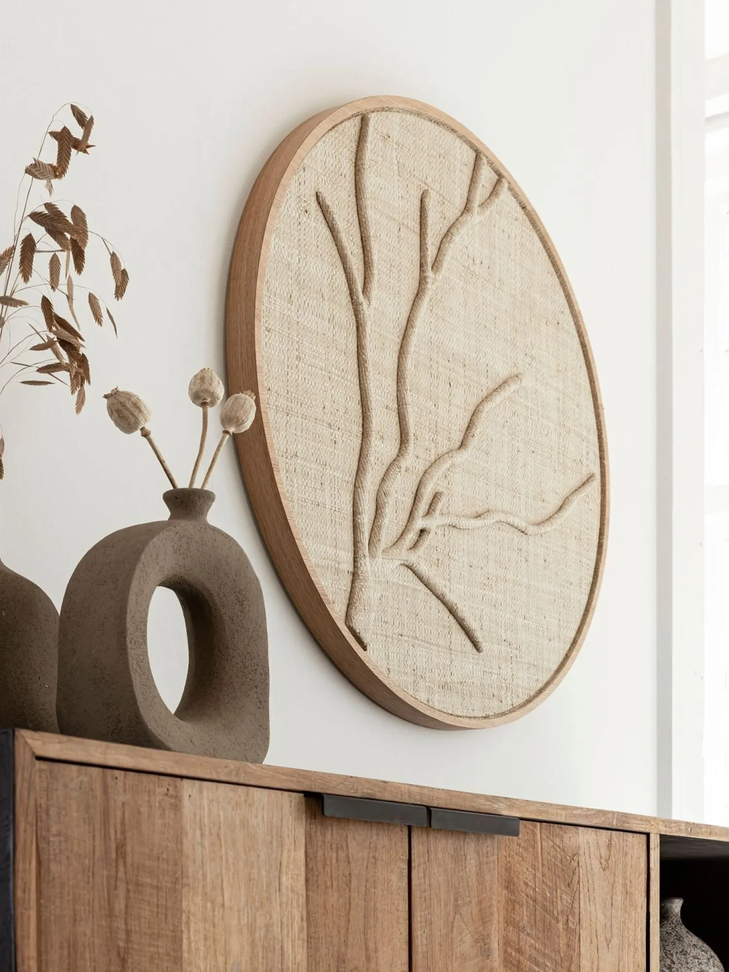 Wanddecoraties-MUST Living Jungle Wanddecoratie Natural