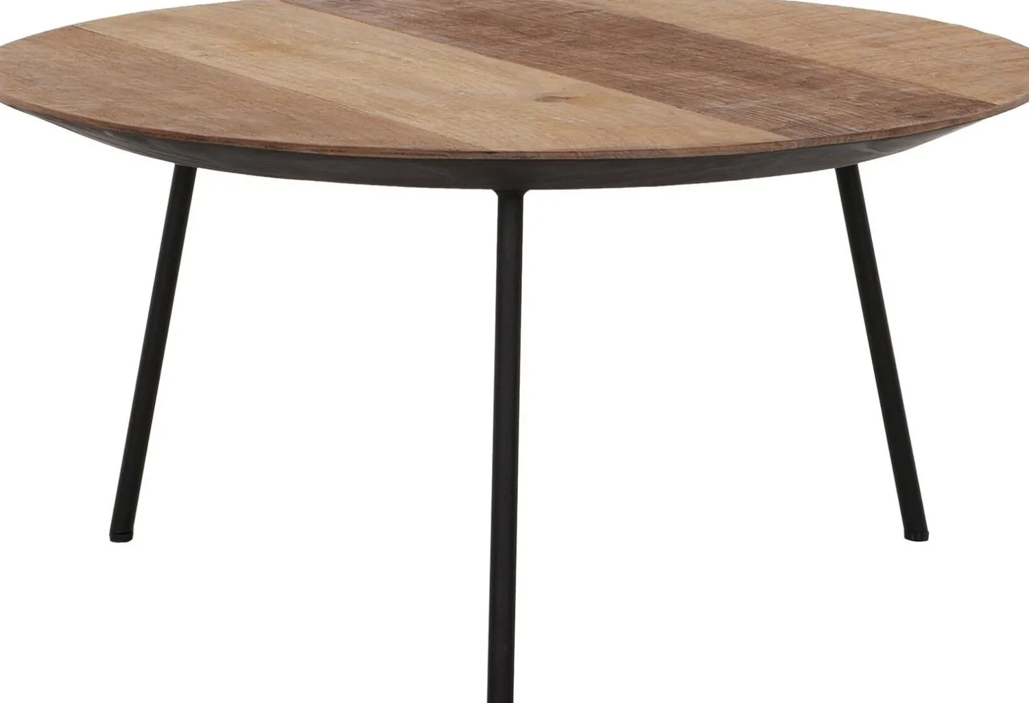 Houten Salontafels|Ronde Salontafels-DTP Home Jupiter L Salontafel Naturel