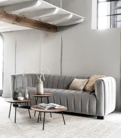 Houten Salontafels|Ronde Salontafels-DTP Home Jupiter L Salontafel Naturel