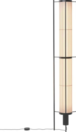 Design Vloerlampen|Vloerlampen-Pastoe K-46 Vloerlamp Wit, Zwart