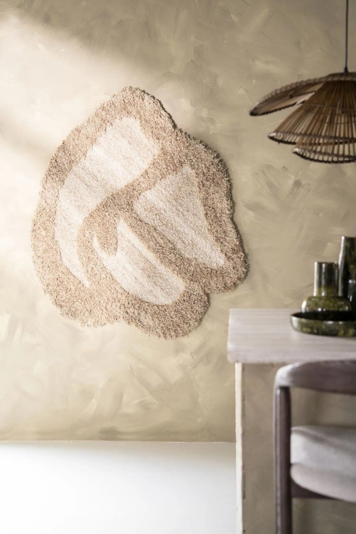 Vloerkleden|Wollen Vloerkleden-By Boo Kabe Vloerkleed Naturel