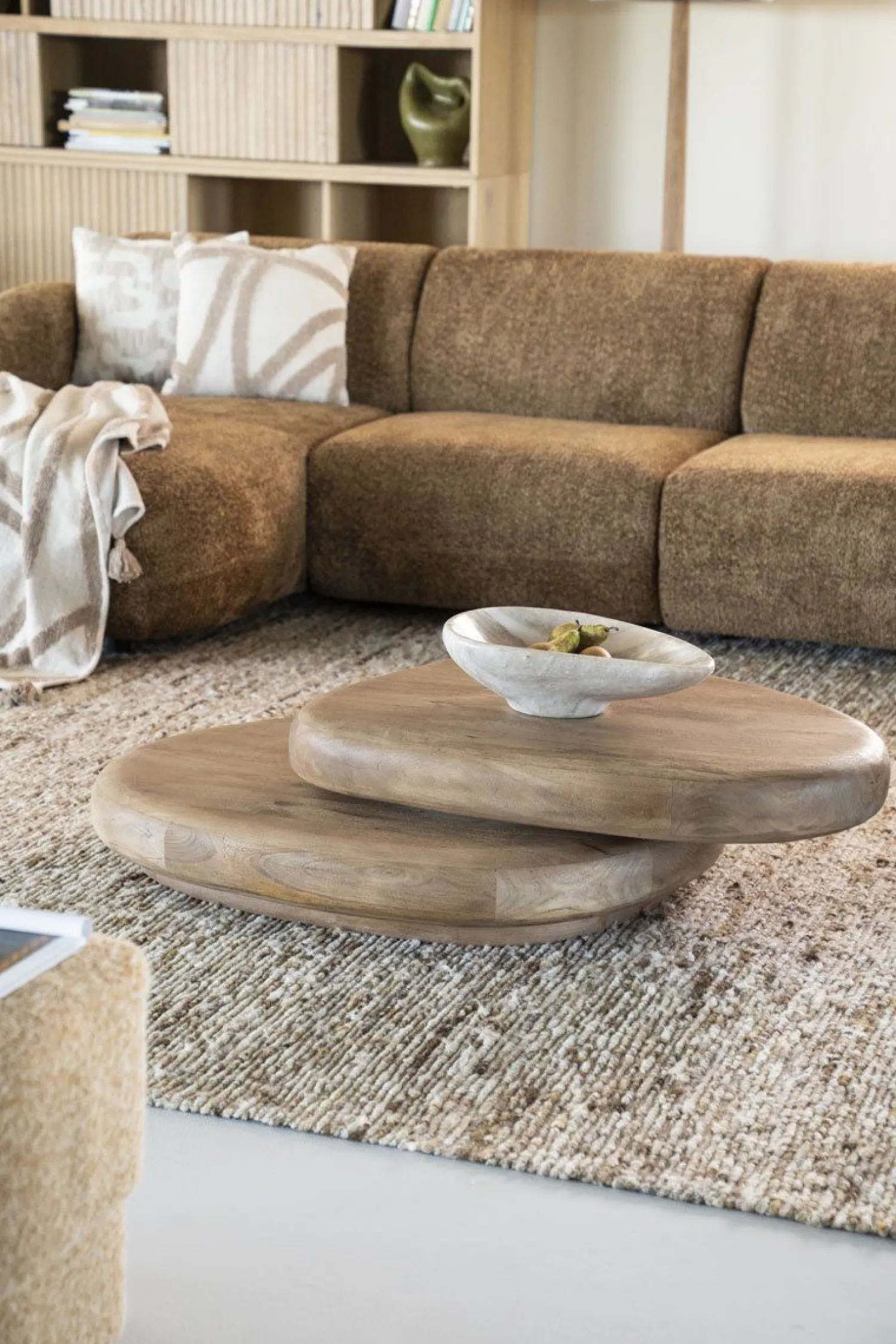 Organische Salontafels-By Boo Kabo Salontafel Light Brown