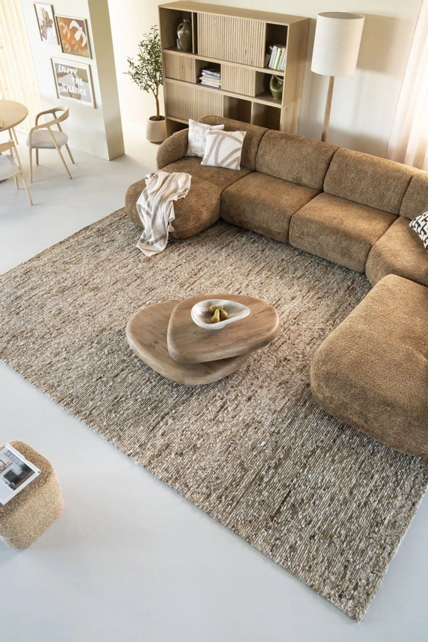 Organische Salontafels-By Boo Kabo Salontafel Light Brown