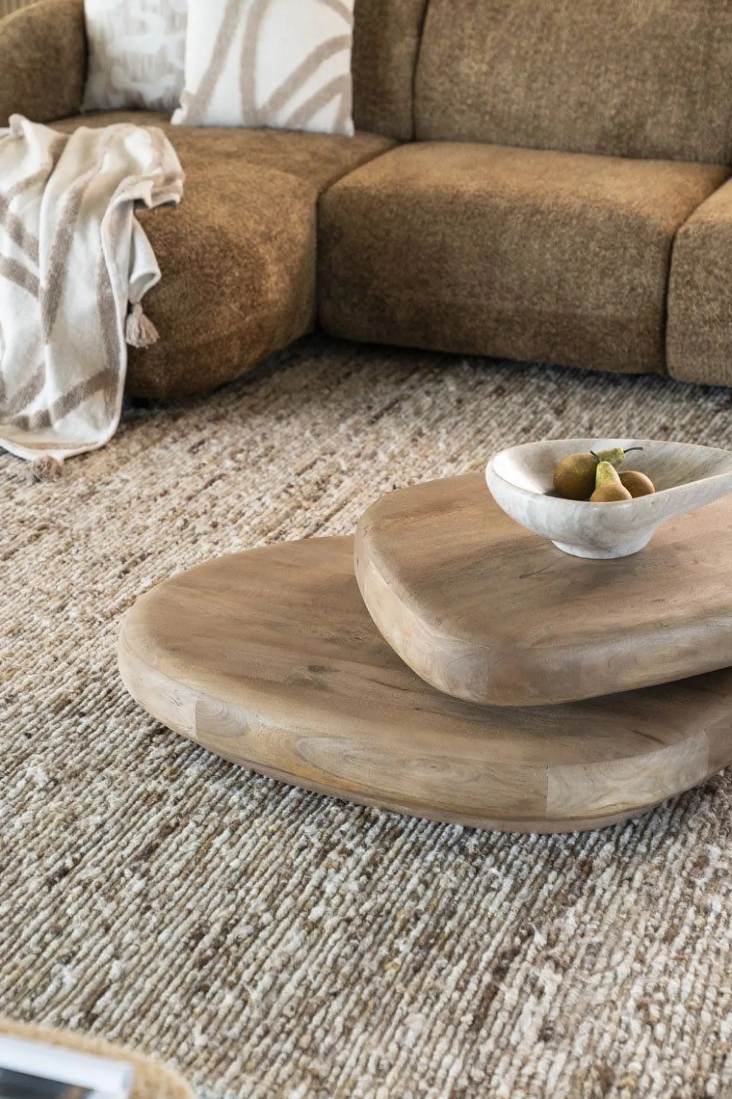 Organische Salontafels-By Boo Kabo Salontafel Light Brown