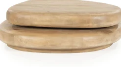 Organische Salontafels-By Boo Kabo Salontafel Light Brown