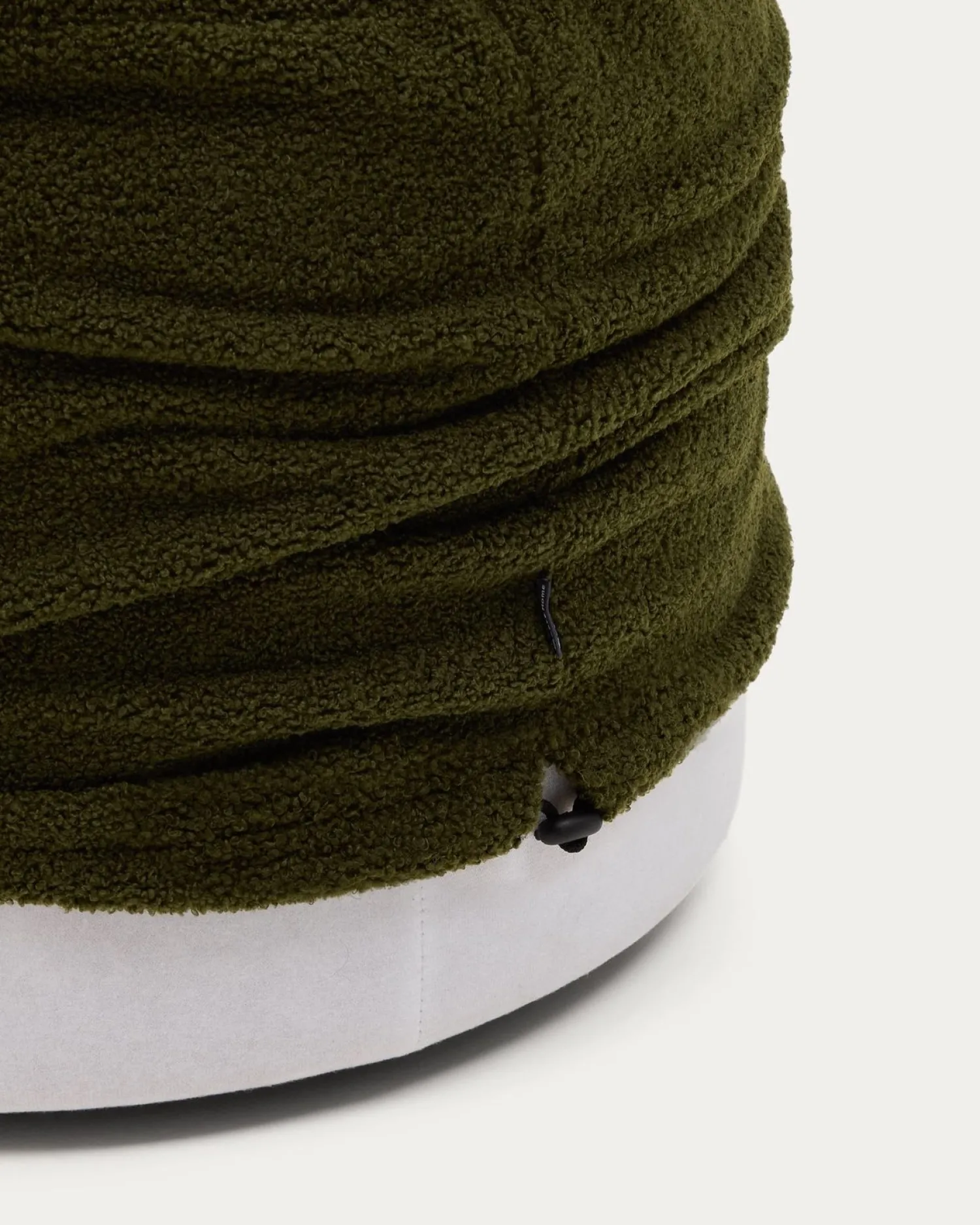 Hockers|Poefs-Kave Home Kaeli Poef Donkergroen