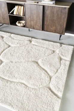 Vloerkleden|Wollen Vloerkleden-By Boo Kala Vloerkleed Off White