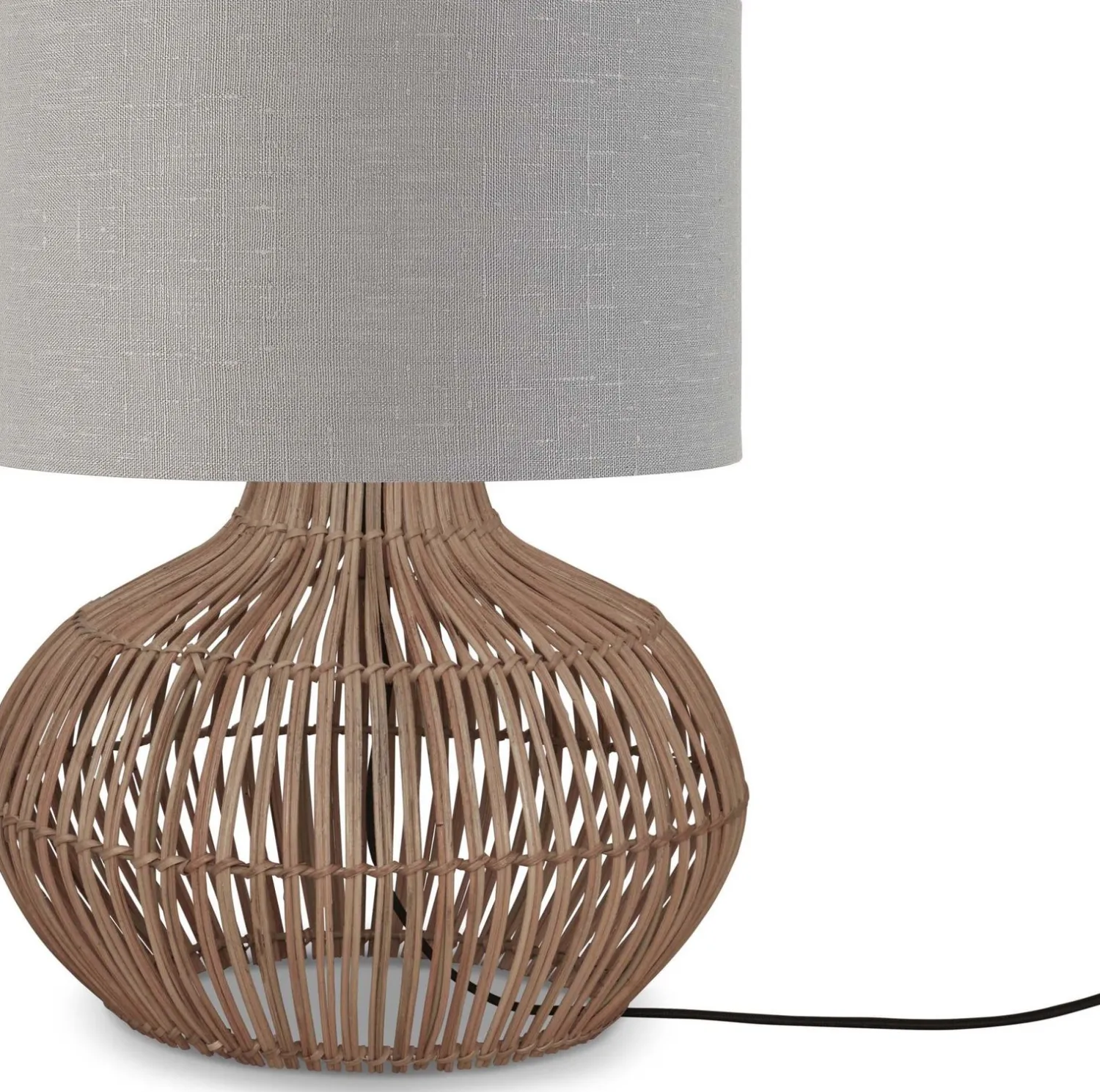 Tafellampen|Tafellampen-Good&Mojo Kalahari S Tafellamp Natural, Light Grey