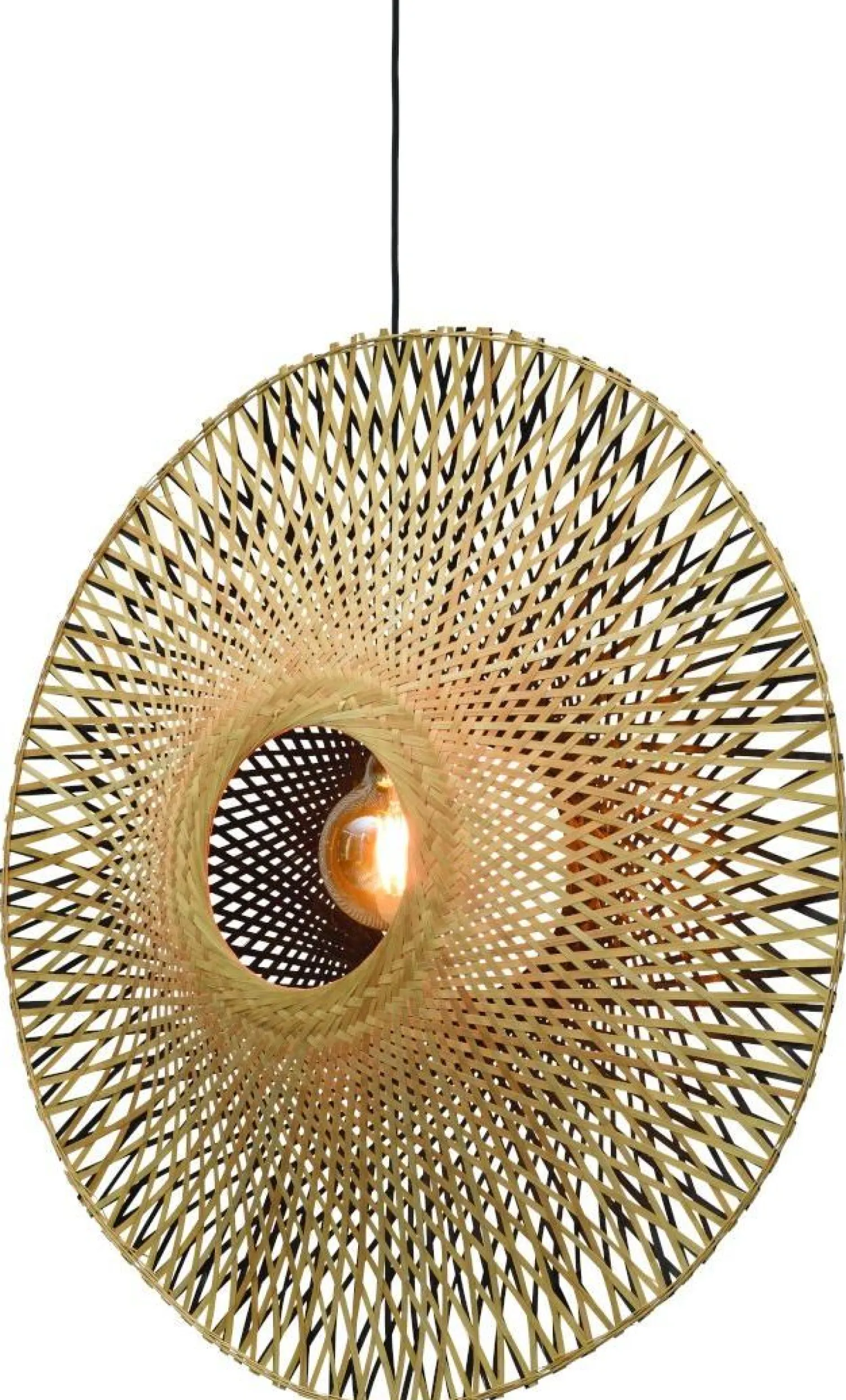Hanglampen|Hanglampen-Good&Mojo Kalimantan Bamboo Hanglamp Natural/black