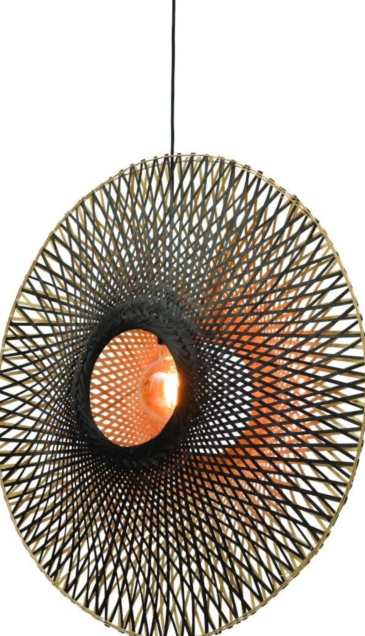 Hanglampen|Hanglampen-Good&Mojo Kalimantan Bamboo Hanglamp Natural/black