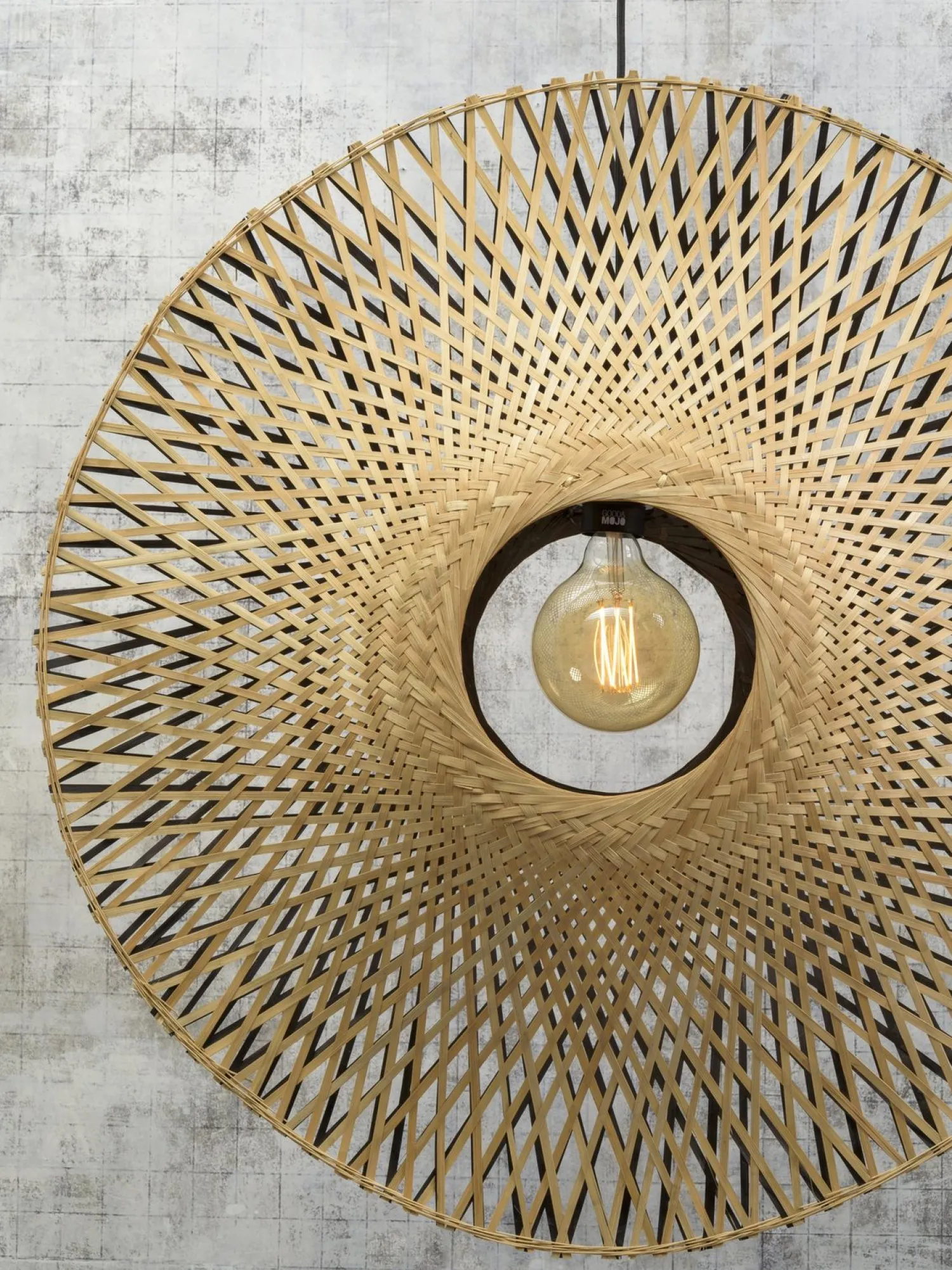 Hanglampen|Hanglampen-Good&Mojo Kalimantan Bamboo Hanglamp Natural/black
