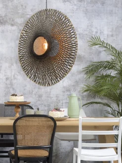Hanglampen|Hanglampen-Good&Mojo Kalimantan Bamboo Hanglamp Natural/black