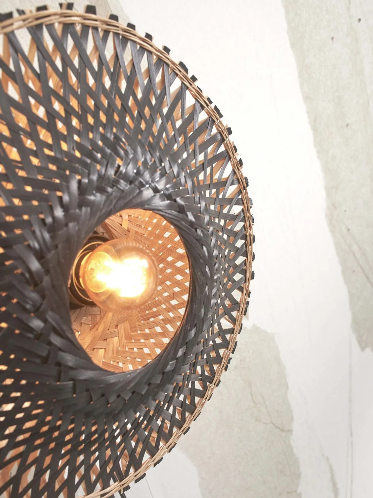 Wandlampen|Wandlampen-Good&Mojo Kalimantan Wandlamp Black