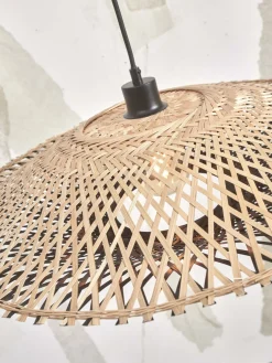 Hanglampen|Hanglampen-Good&Mojo Kalimantan M Hanglamp Black, Natural