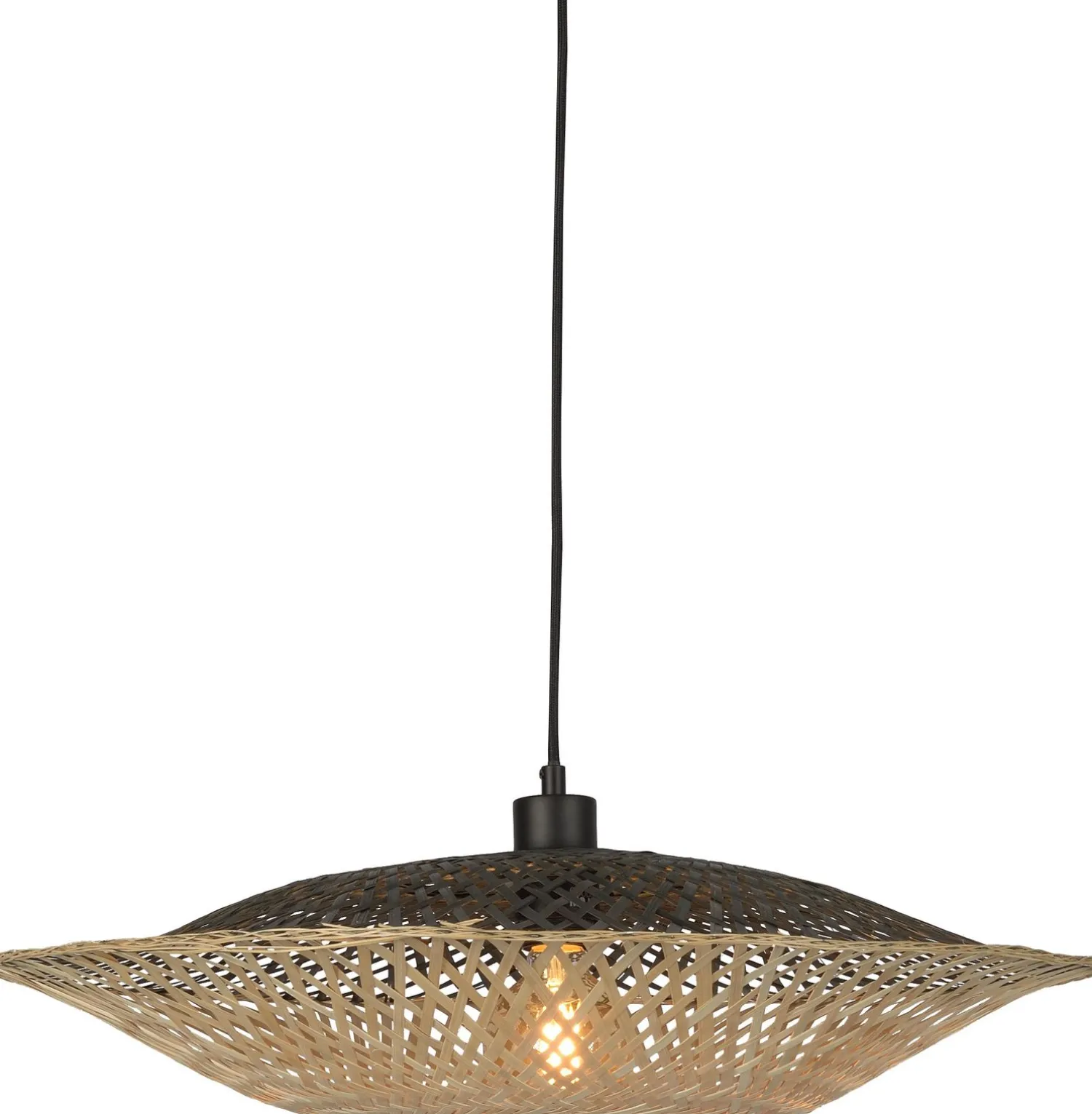 Industriële Hanglampen|Industriële Hanglampen-Good&Mojo Kalimantan M Hanglamp Naturel
