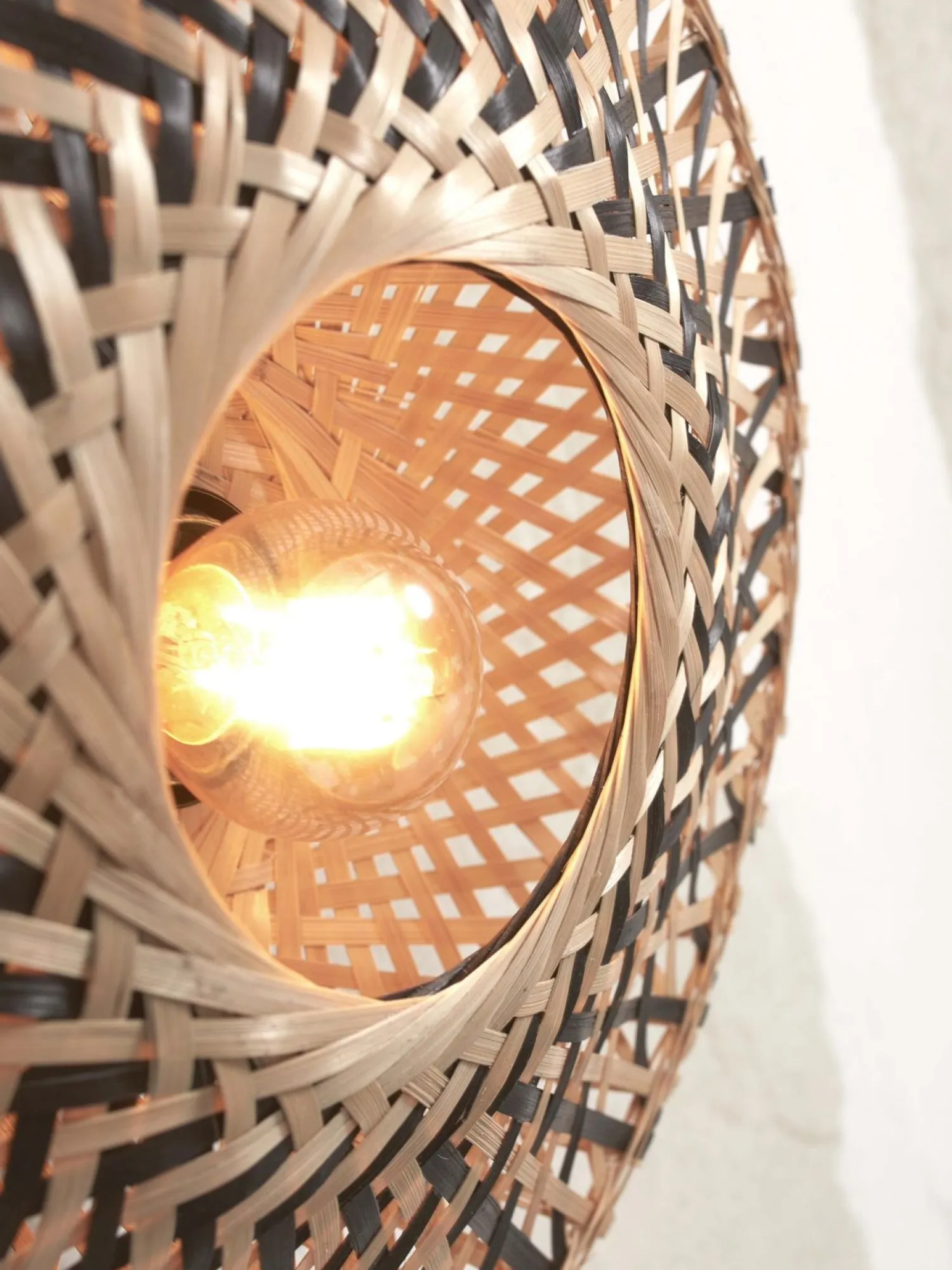Wandlampen|Wandlampen-Good&Mojo Kalimantan Natural Black Wandlamp Natural, Black