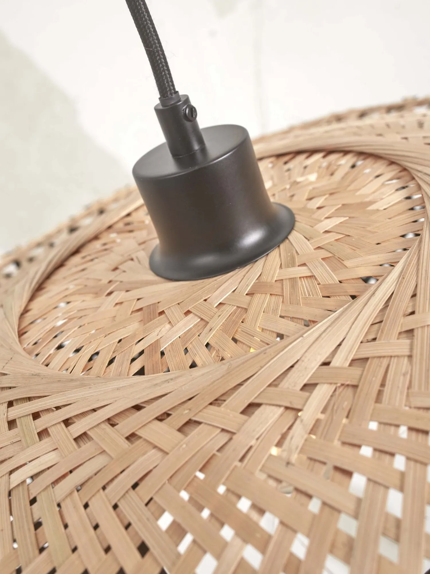 Hanglampen|Hanglampen-Good&Mojo Kalimantan S Hanglamp Black, Natural