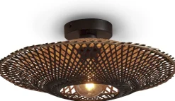Plafondlampen|Plafondlampen-Good&Mojo Kalimantan S Plafondlamp Black, Natural
