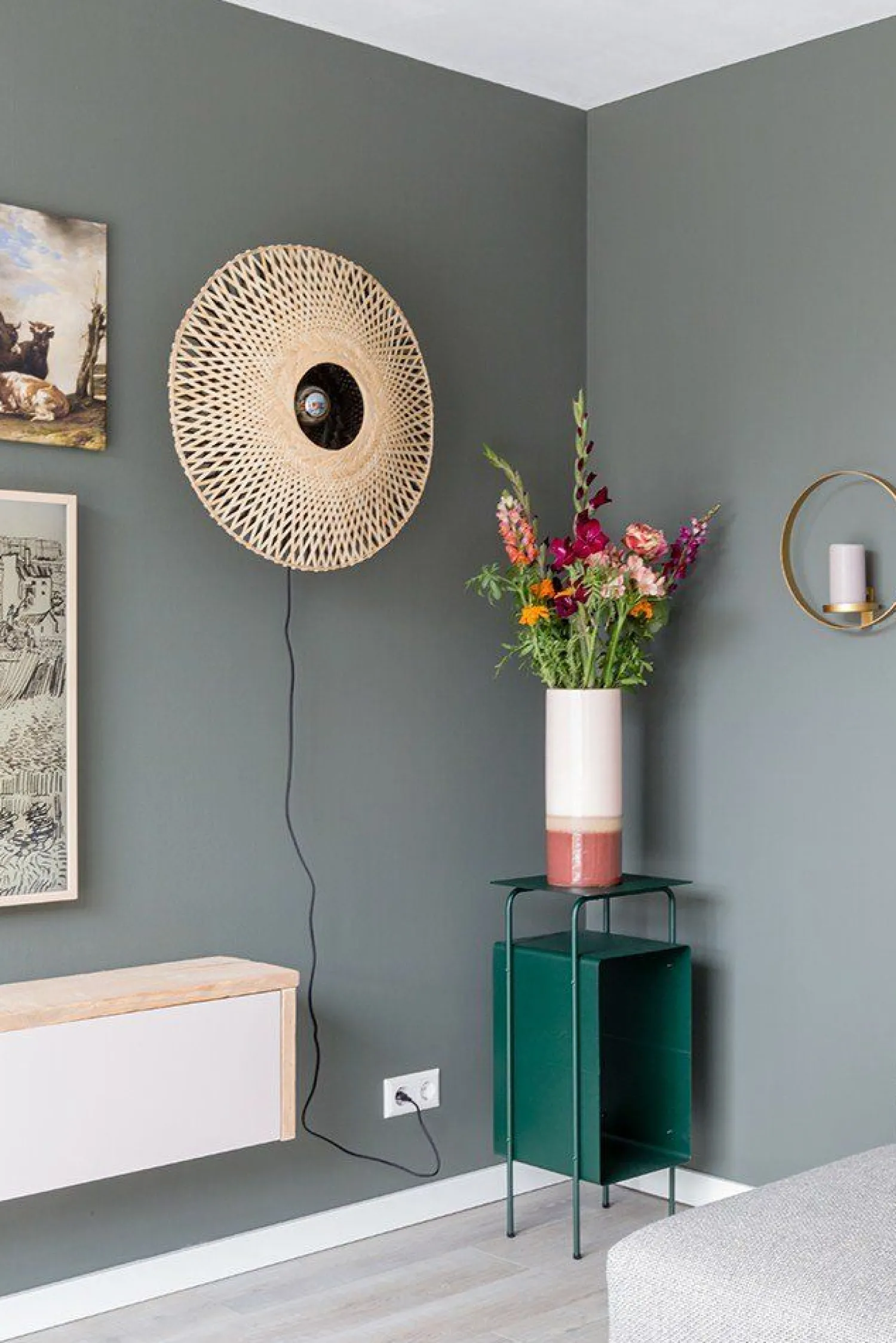 Wandlampen|Wandlampen-Good&Mojo Kalimantan Wandlamp zwart