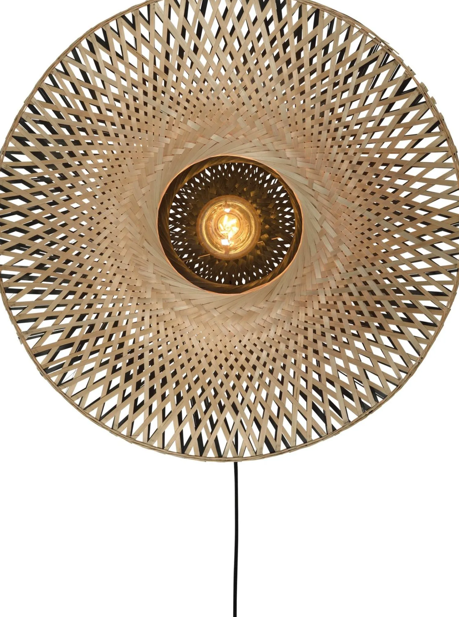 Industriële Wandlampen|Wandlampen-Good&Mojo Kalimantan Wandlamp naturel