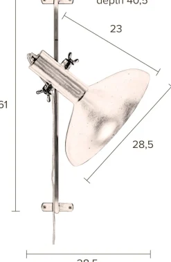 Wandlampen|Wandlampen-Dutchbone Karish Wandlamp