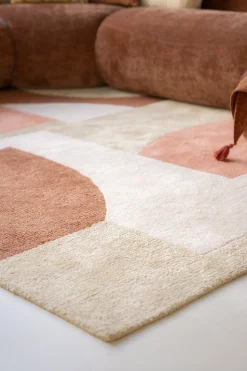 Vloerkleden|Wollen Vloerkleden-By Boo Kazi Vloerkleed Terracotta