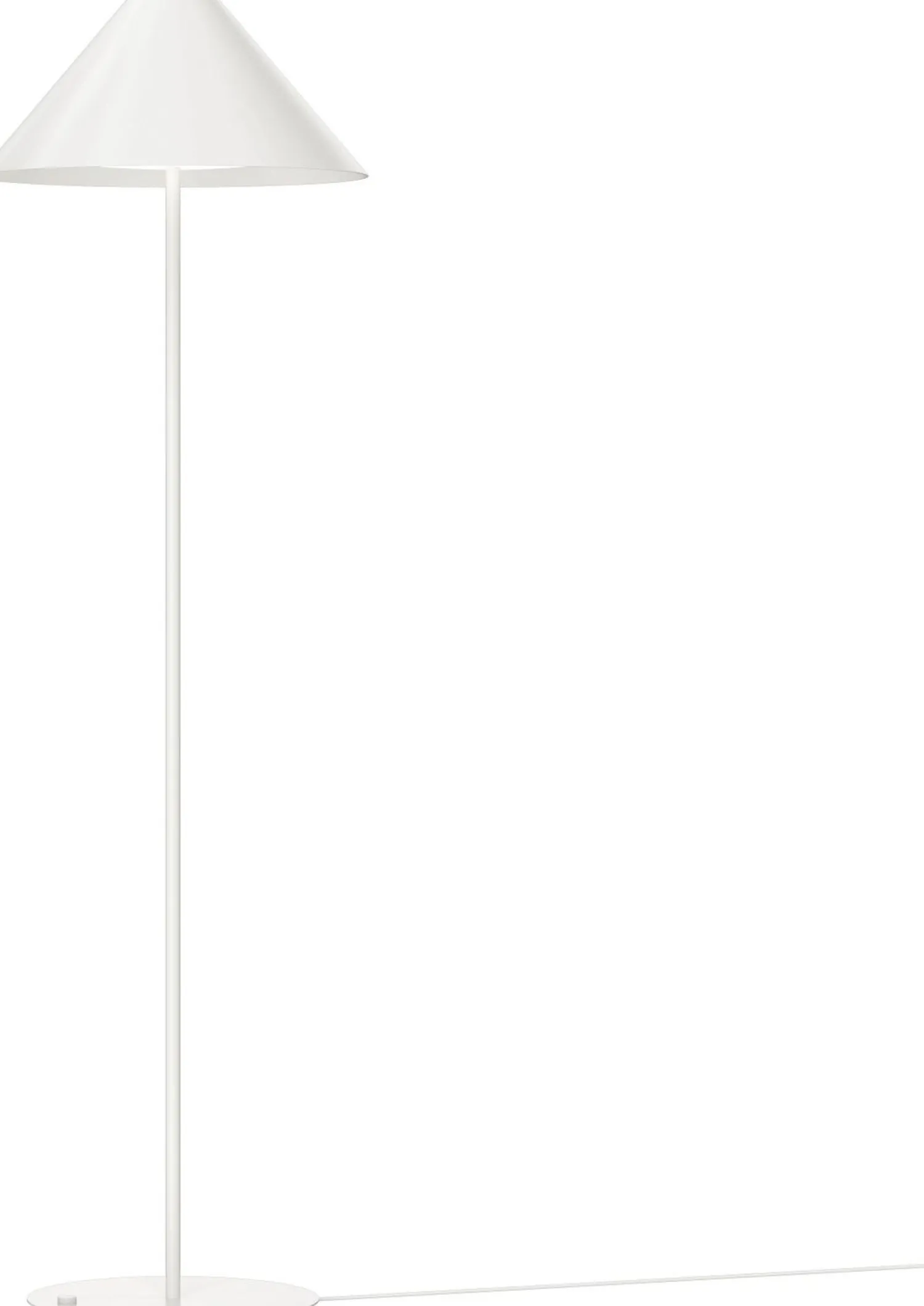Design Vloerlampen|Vloerlampen-Louis Poulsen Keglen Vloerlamp White