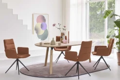 Design Stoelen-Bert Plantagie Kenza Eetkamerstoel Groen