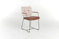 Design Stoelen|Eetkamerstoelen Met Armleuning-Bert Plantagie Kiko Plus Armstoel