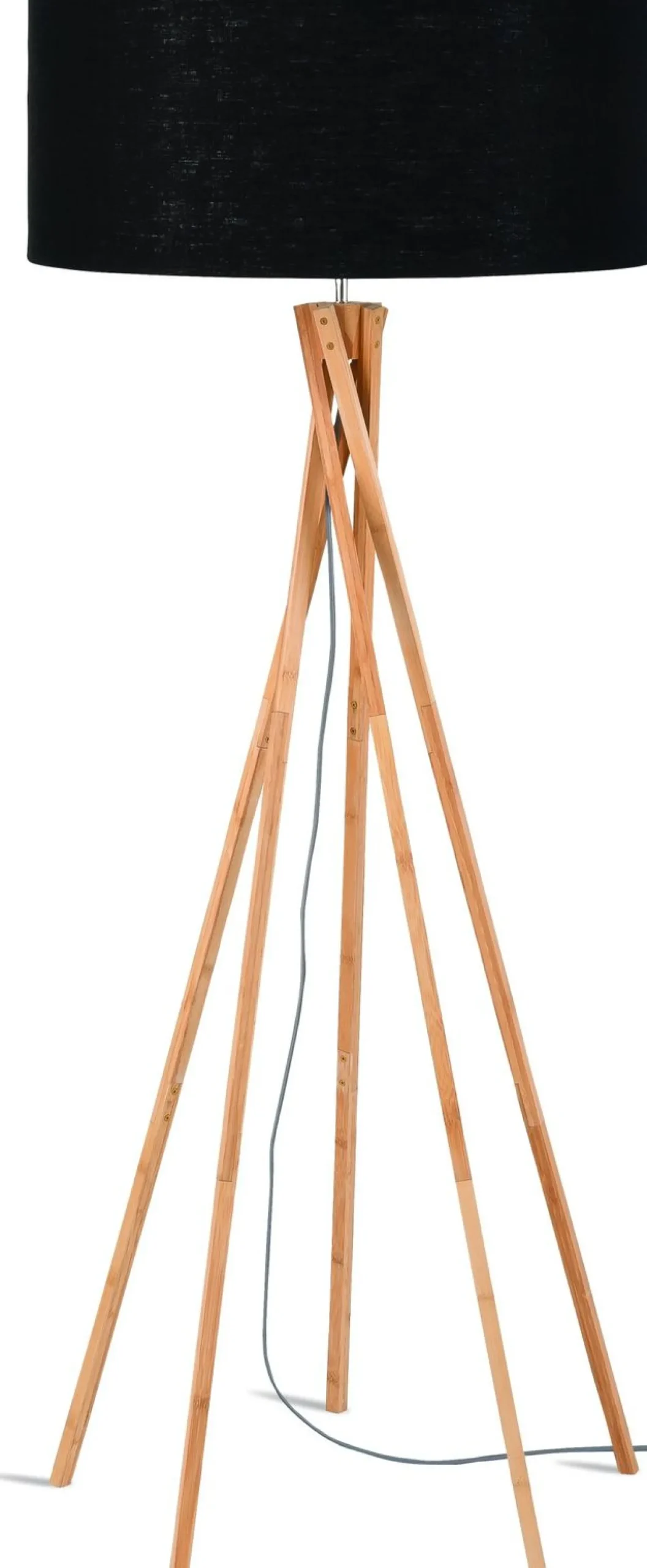 Vloerlampen|Vloerlampen-Good&Mojo Kilimanjaro Vloerlamp zwart