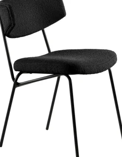 Eetkamerstoelen Zonder Armleuning-Feelings Wonen Kim Eetkamerstoel Black