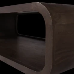 Houten Salontafels-WOOOD Kinu Salontafel Donkerbruin