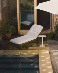 Tuinstoelen-Kave Home Kionia Ligstoel Groen