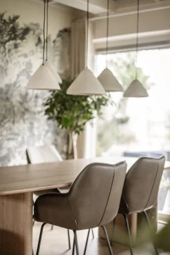 Eetkamerstoelen Met Armleuning-Bree's New World Kiq Armstoel Cognac