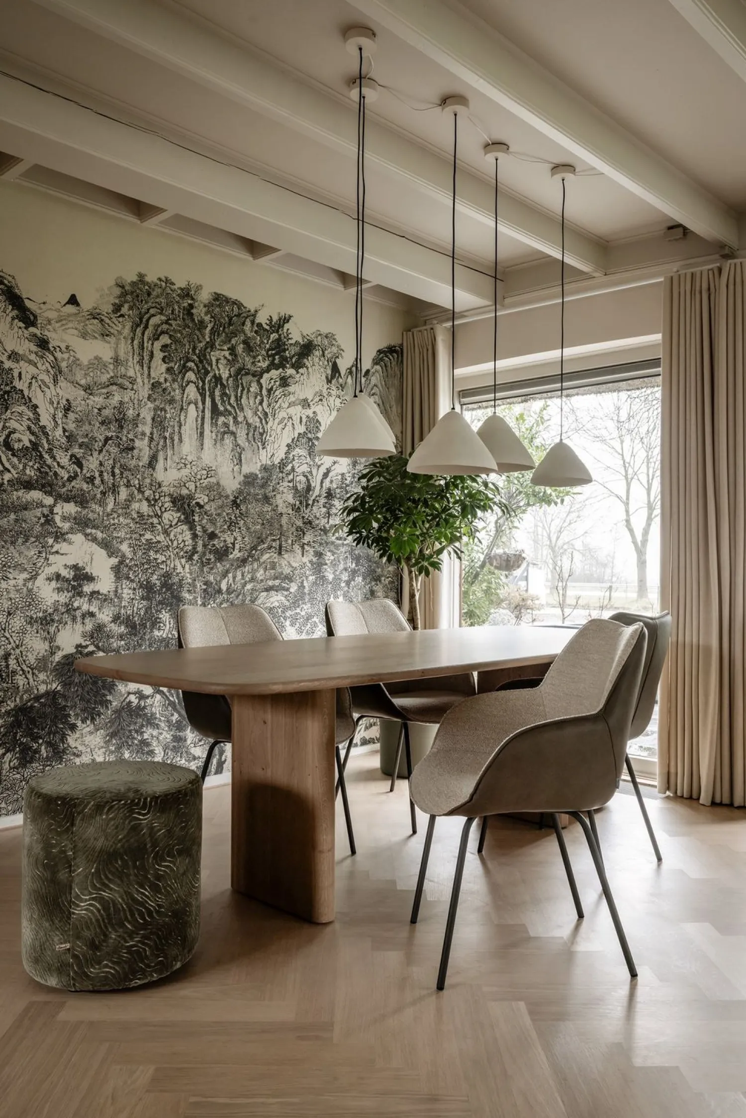Eetkamerstoelen Met Armleuning-Bree's New World Kiq Armstoel Cognac