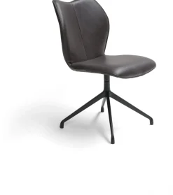 Eetkamerstoelen Zonder Armleuning-Bree's New World Kiq Eetkamerstoel Cognac