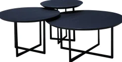 Houten Salontafels|Ronde Salontafels-Eijerkamp Collectie Kira Salontafel Luxury Brown