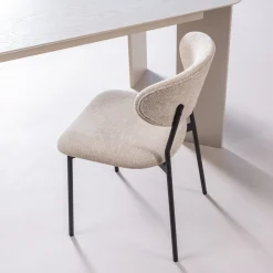 Eetkamerstoelen Zonder Armleuning-WOOOD Kjeld Eetkamerstoel Naturel