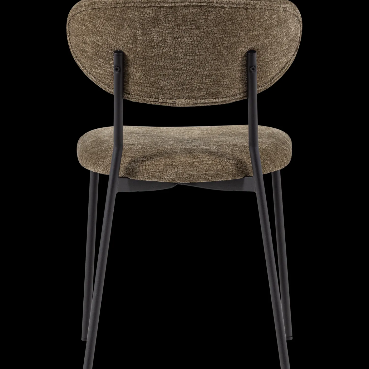 Eetkamerstoelen Zonder Armleuning-WOOOD Kjeld Eetkamerstoel Groen