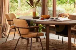 Eetkamerstoelen Met Armleuning-Eijerkamp Collectie Kobe Armstoel Naturel
