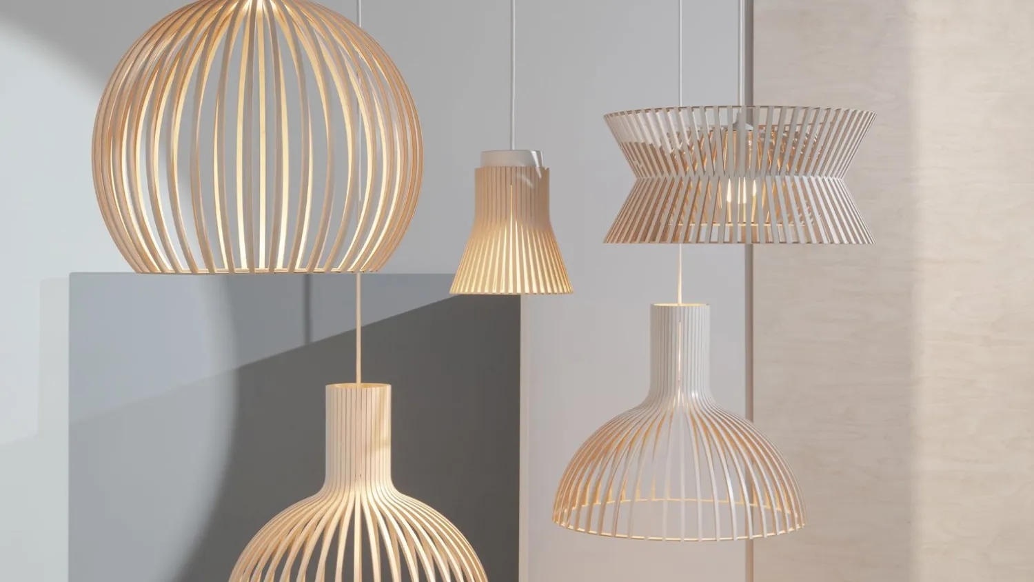 Design Hanglampen|Design Hanglampen-Secto Design Kontro 6000 Hanglamp White
