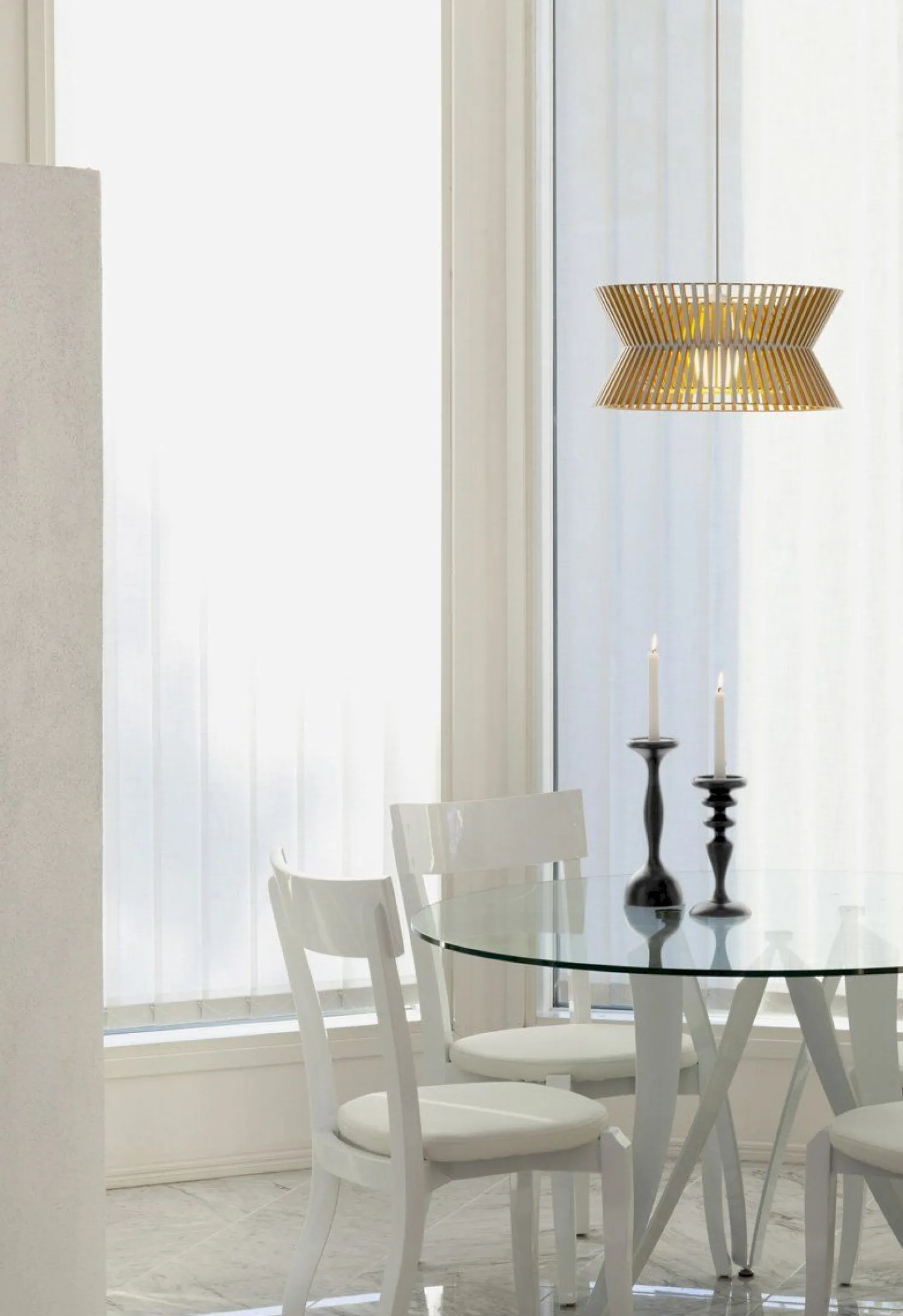 Design Hanglampen|Design Hanglampen-Secto Design Kontro 6000 Hanglamp White