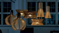 Design Hanglampen|Design Hanglampen-Secto Design Kontro 6000 Hanglamp Natural Birch