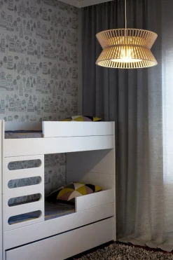 Design Hanglampen|Design Hanglampen-Secto Design Kontro 6000 Hanglamp Natural Birch