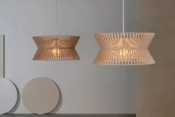 Design Hanglampen|Design Hanglampen-Secto Design Kontro 6000 Hanglamp Natural Birch