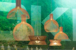 Design Hanglampen|Design Hanglampen-Secto Design Kontro 6000 Hanglamp Natural Birch