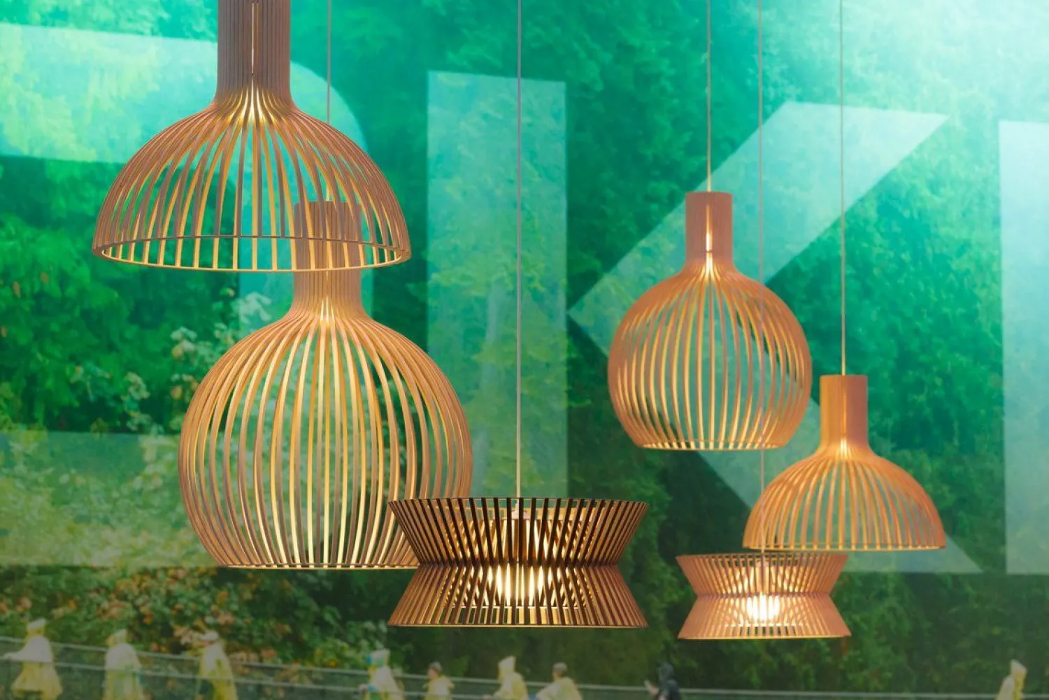 Design Hanglampen|Design Hanglampen-Secto Design Kontro 6000 Hanglamp Natural Birch