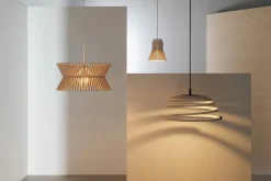 Design Hanglampen|Design Hanglampen-Secto Design Kontro 6000 Hanglamp Natural Birch