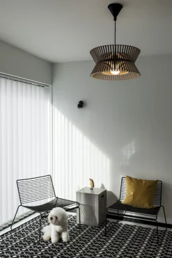 Design Hanglampen|Design Hanglampen-Secto Design Kontro 6000 Hanglamp Black
